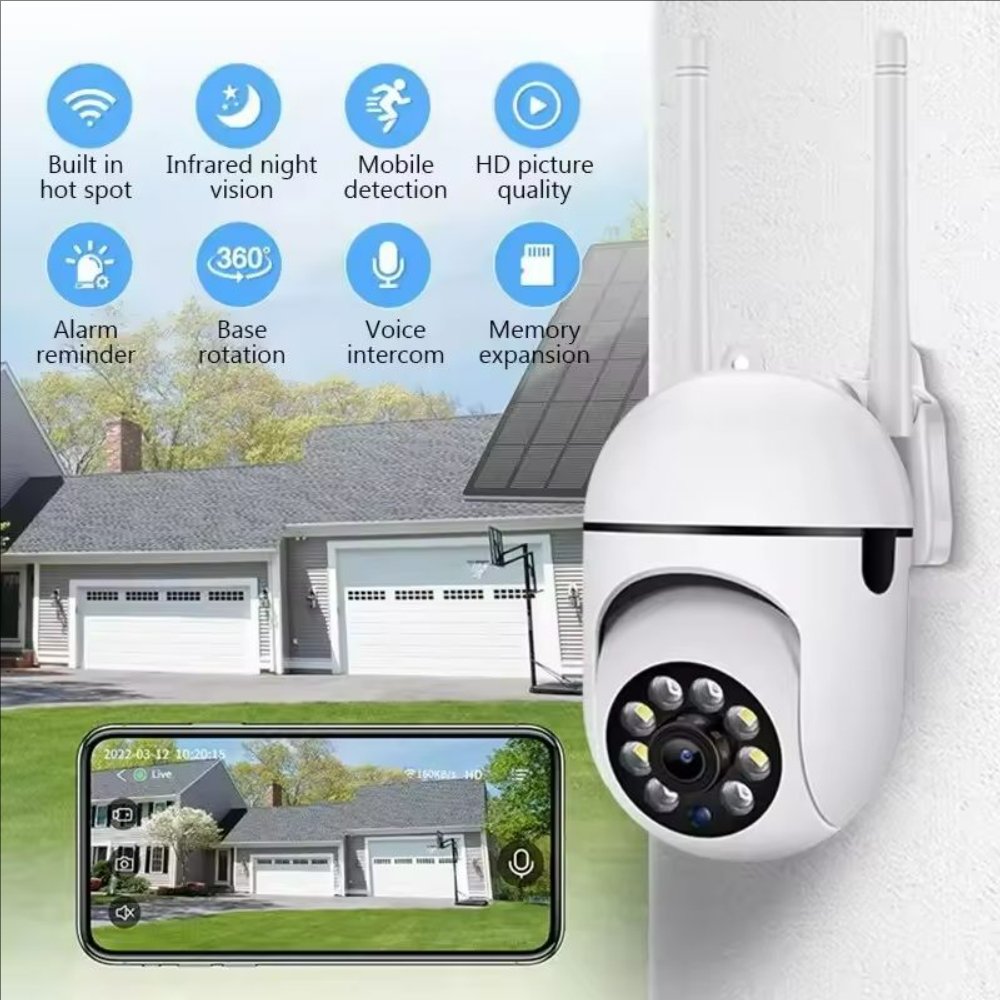 Wireless Outdoor Security Camera With Night Vision Two Way Audio 5