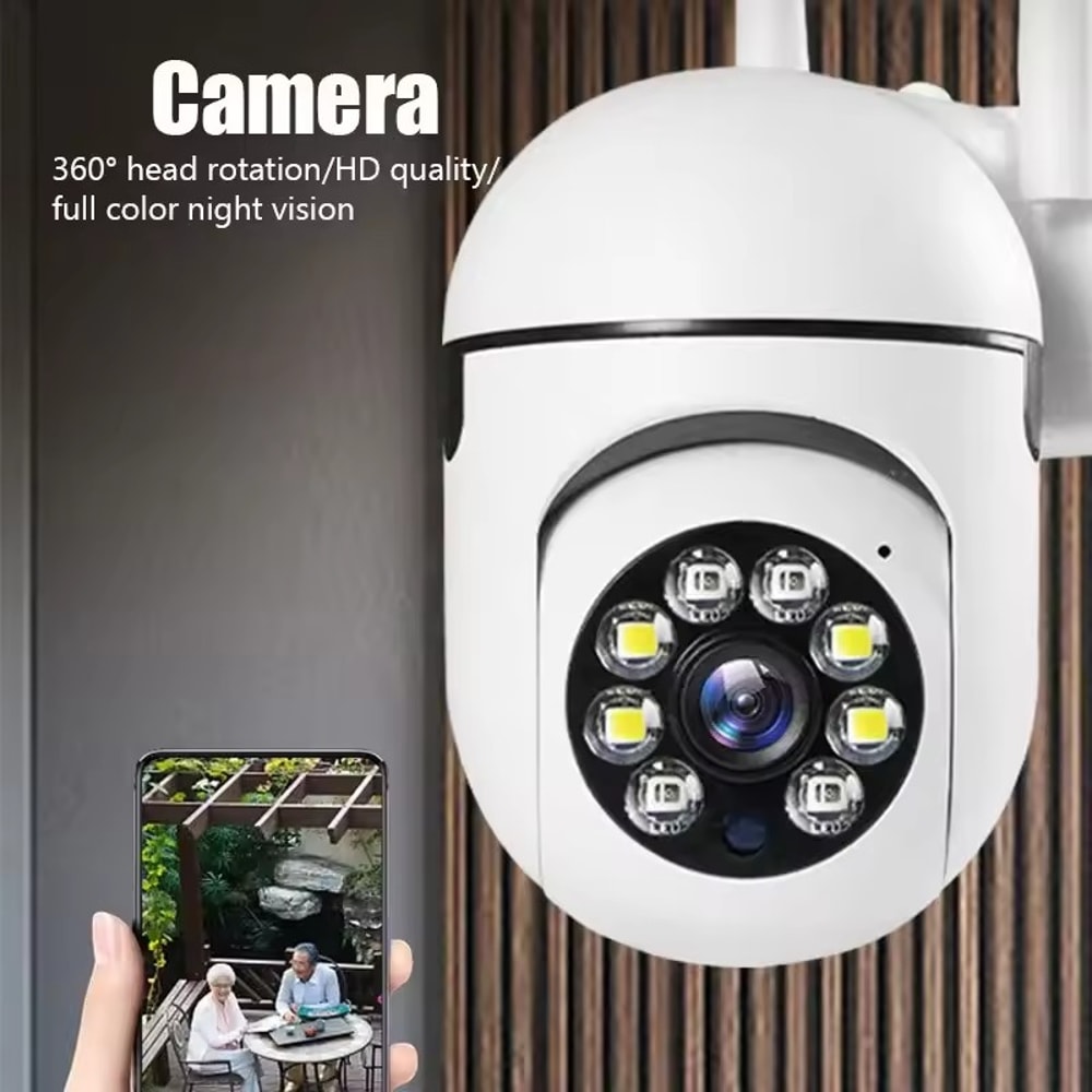 Wireless Outdoor Security Camera With Night Vision Two Way Audio 6