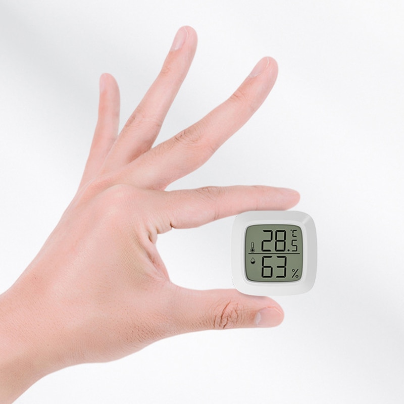 Mini LCD Digital Thermometer Indoor Temperature & Humidity Meter with Precise Sensor for Home Use