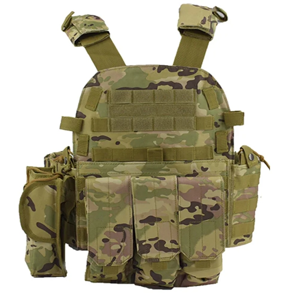 Tactical Plate Carrier Vest Premium MOLLE Body Armor For Hunting Airsoft And Wargames 6