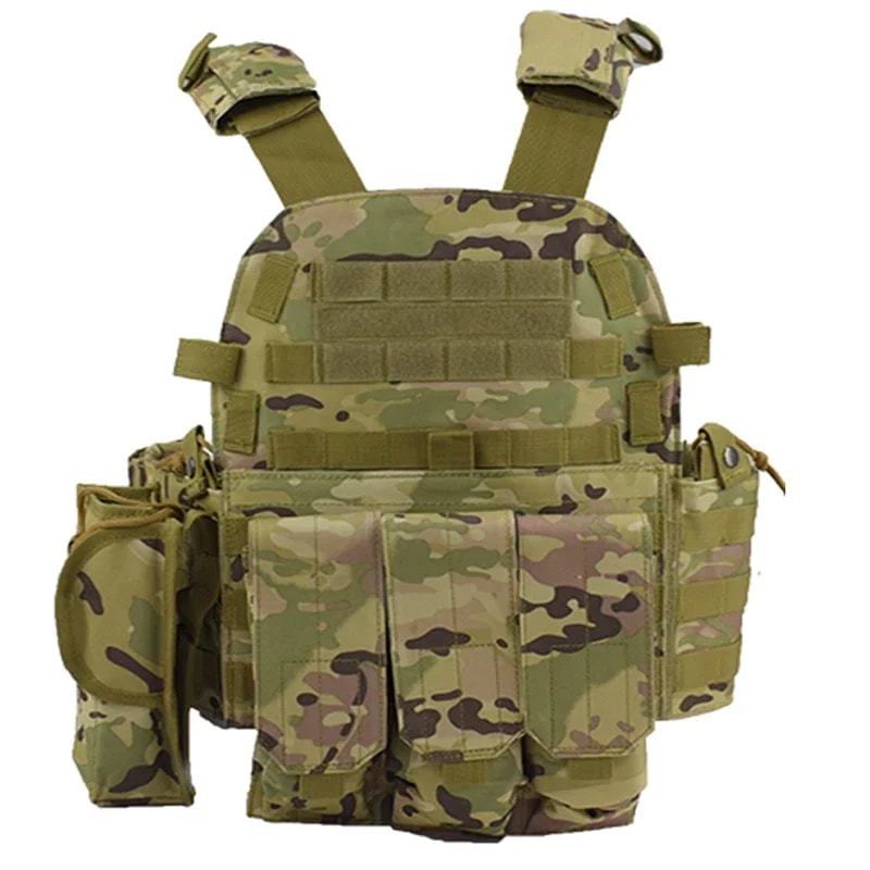 Tactical Plate Carrier Vest Premium MOLLE Body Armor For Hunting Airsoft And Wargames 6