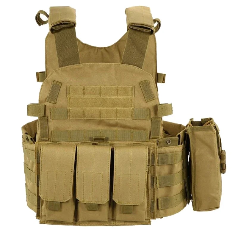 Tactical Plate Carrier Vest Premium MOLLE Body Armor For Hunting Airsoft And Wargames 7