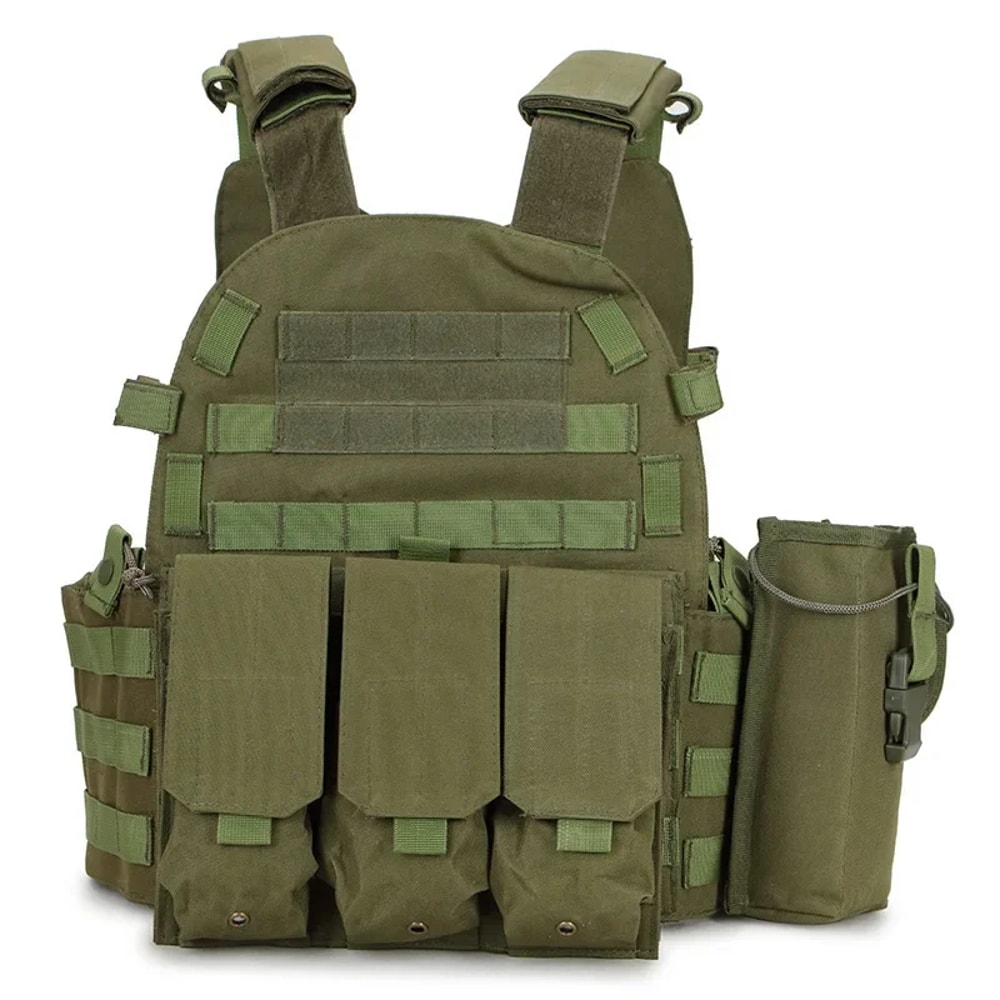 Tactical Plate Carrier Vest Premium MOLLE Body Armor For Hunting Airsoft And Wargames 8