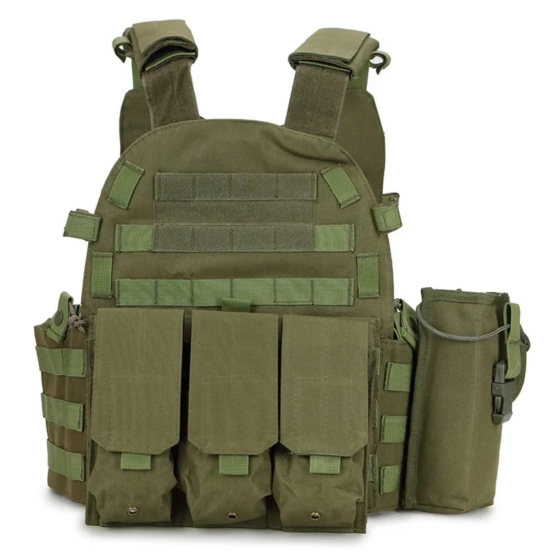 Tactical Plate Carrier Vest Premium MOLLE Body Armor For Hunting Airsoft And Wargames 8