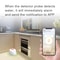 Smart Water Leak Detector Flood Sensor With APP Remote Monitoring Flood Alert Overflow Security F 3