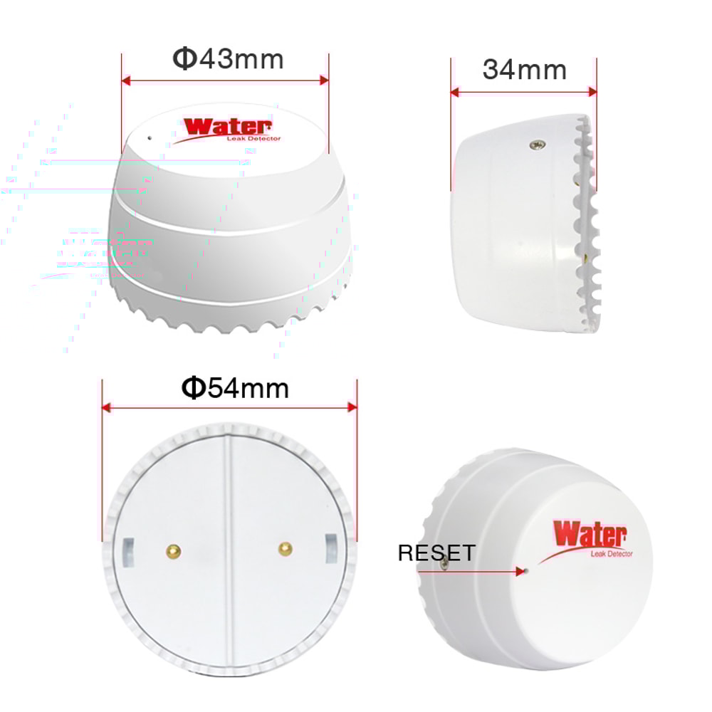 Smart Water Leak Detector Flood Sensor With APP Remote Monitoring Flood Alert Overflow Security F 5