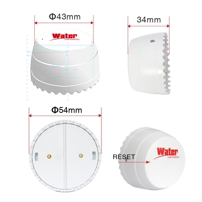 Smart Water Leak Detector Flood Sensor With APP Remote Monitoring Flood Alert Overflow Security F 5