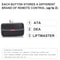 Universal Garage Door Remote Control With Clip Multifrequency Rolling Code Transmitter 2