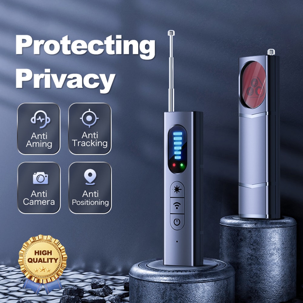 Hidden Camera Detector - Anti-Spy GPS Tracker & Listening Device Bug RF Wireless Signal Scanner for Security Protection