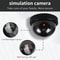 Realistic Fake Dome Security Camera With Red LED Light Battery Operated IndoorOutdoor Surveillance
