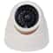 Realistic Fake Dome Security Camera With Red LED Light Battery Operated IndoorOutdoor Surveillance