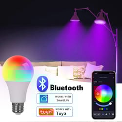 smart rgb led bulb with bluetooth control dimmable for home bedroom & party