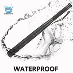 aluminium alloy baseball bat led flashlight – super bright waterproof torch for emergency self defense & outdoor use