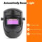 Chameleon Welding Helmet with Large View, True Color, Solar-Powered, Auto Darkening for Arc Weld, Grind, and Cut