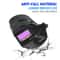 Chameleon Welding Helmet with Large View, True Color, Solar-Powered, Auto Darkening for Arc Weld, Grind, and Cut