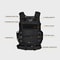 Military Tactical SWAT Vest MultiPocket Combat Body Armor For Security Hunting Airsoft Outdoor Tr 4