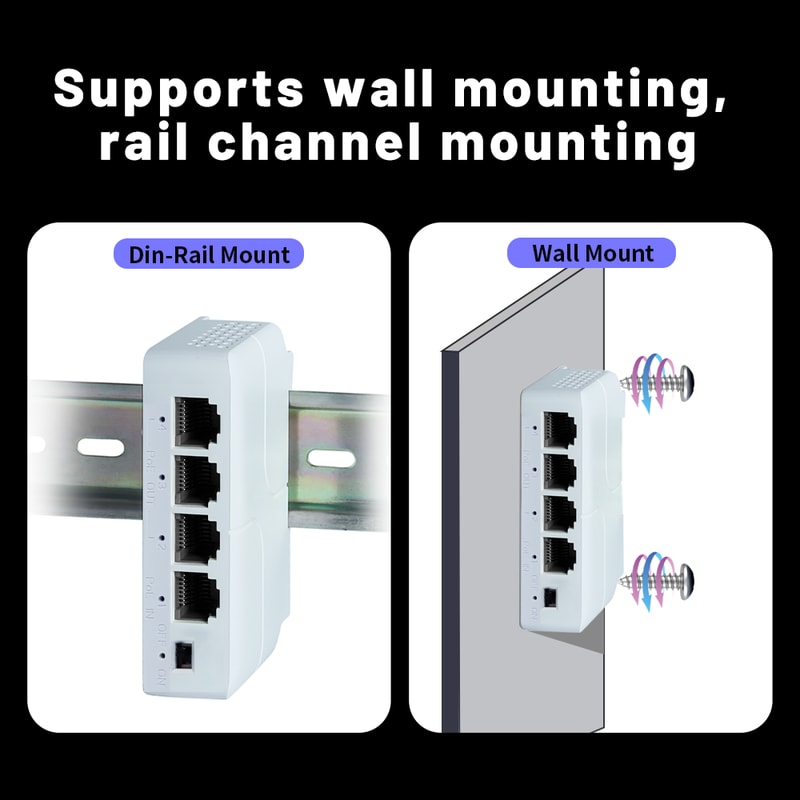 PoE Extender For IP Cameras Network Devices Ethernet Power Over Ethernet PoE Repeater For NVR IP 3