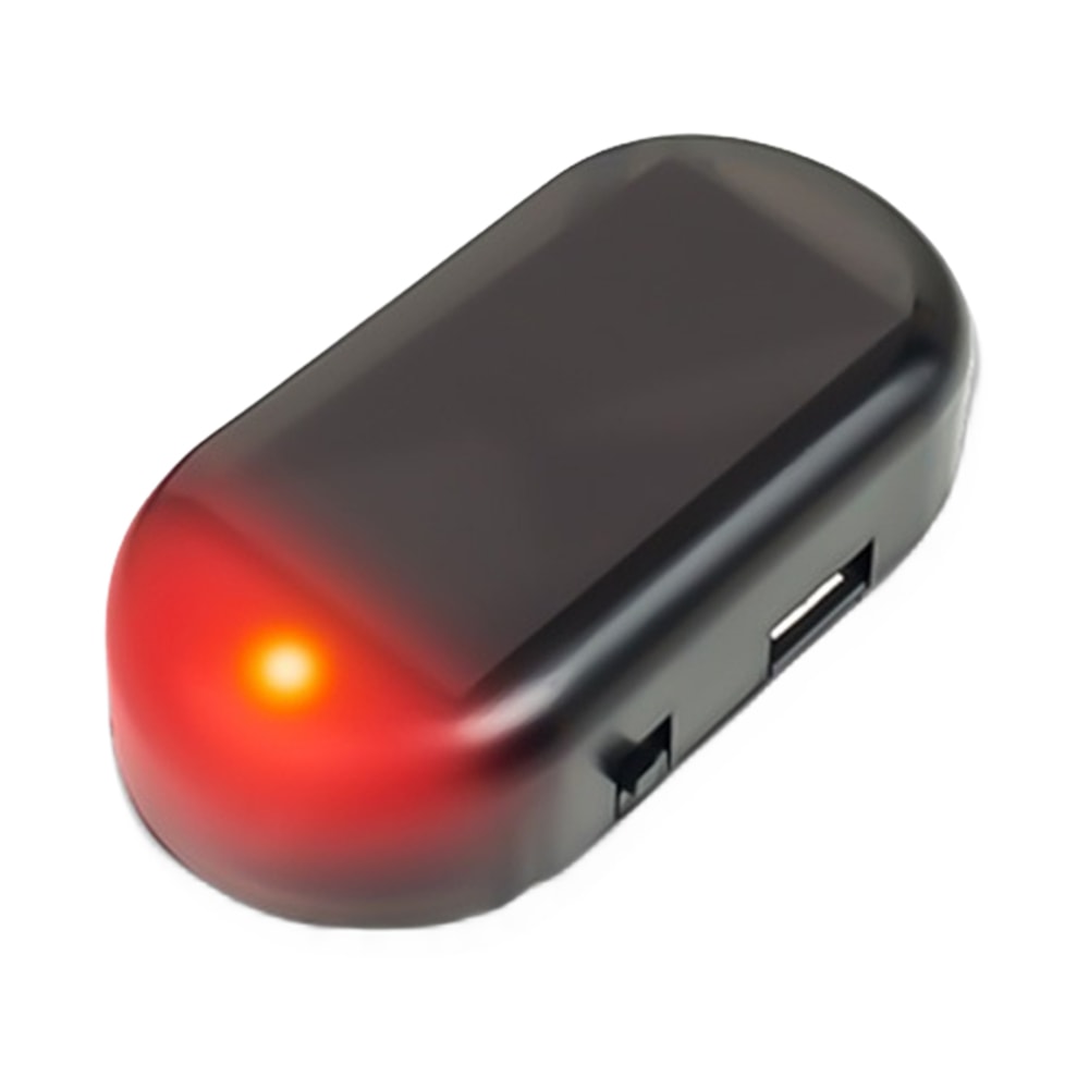 SolarPowered Wireless Car Security Light AntiTheft Flashing Signal Lamp For Cars 6