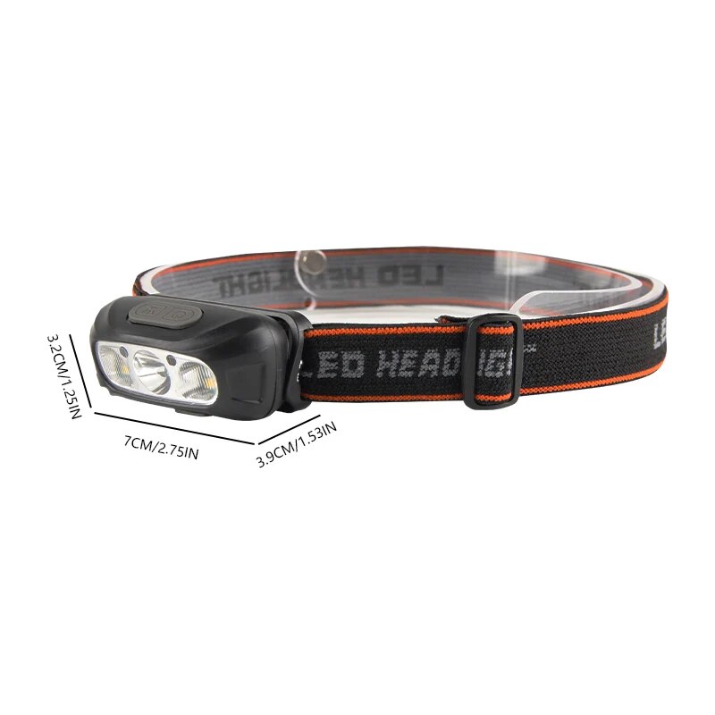 Motion Sensor USB Rechargeable LED Headlamp Waterproof Induction Headlight For Outdoor Adventures 1