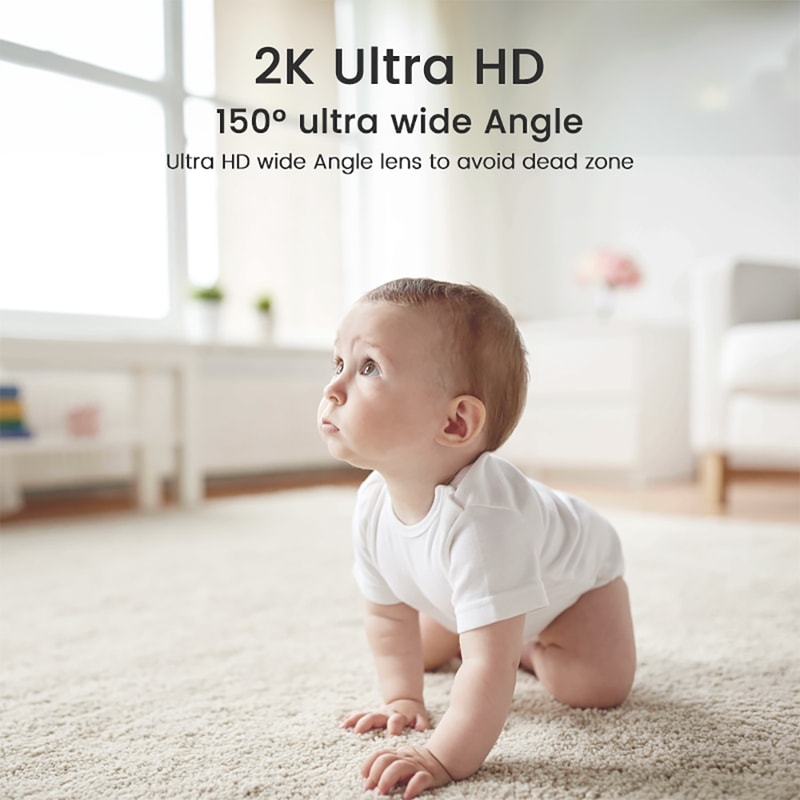 WiFi Baby Monitor With Security Camera Full Night Vision Baby Camera Smart Crying 1