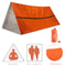 Emergency Shelter Bivy Tent Kit Waterproof Mylar Tube Tent Thermal Blanket Sleeping Bag For Survi 0