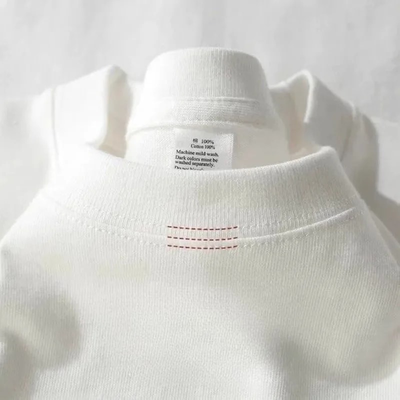 Heavyweight Mens Cotton TShirt Premium Comfort Breathable Fit For Summer 3