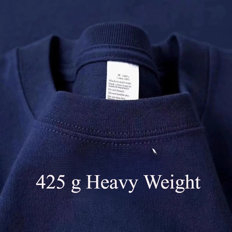 Heavyweight Mens Cotton TShirt Premium Comfort Breathable Fit For Summer 10