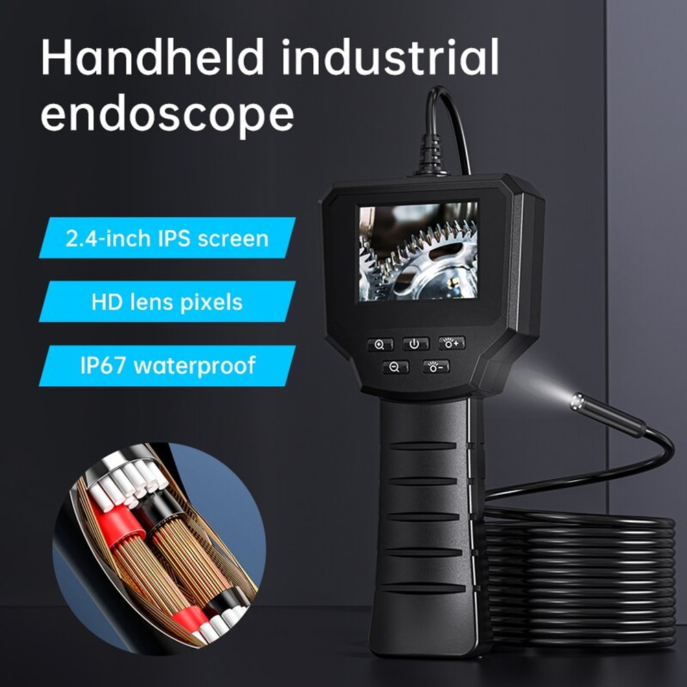 Industrial Endoscope Camera Waterproof Borescope For Car Sewer And Pipe Inspections 1