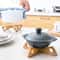 Foldable Wooden Trivet Bamboo Pot Holder Heat Resistant Table Protection Mat