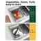 SpaceSaving Folding Kitchen Sink Drain Rack Stainless Steel Dish Organizer 2