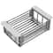 SpaceSaving Folding Kitchen Sink Drain Rack Stainless Steel Dish Organizer 5