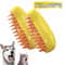 Electric Pet Grooming Steam Brush For Cats Dogs Shedding Massage Tool 7