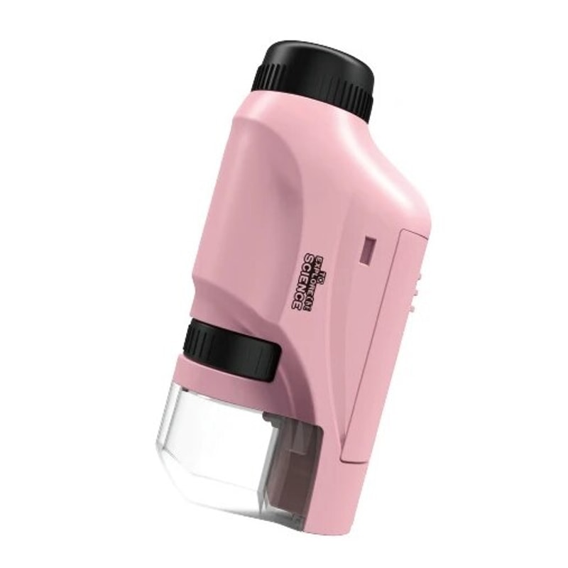 Handheld Microscope with LED Light Battery Powered Kids Science Microscope