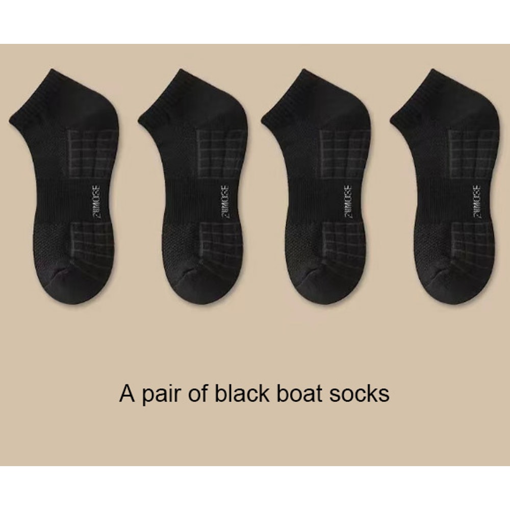 Men's Cotton Winter Sports Socks with Velvet Mid-Tube Thickened Deodorant Basketball Socks