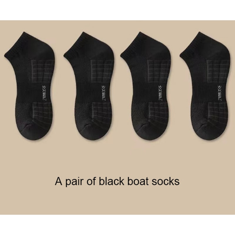 Men's Cotton Winter Sports Socks with Velvet Mid-Tube Thickened Deodorant Basketball Socks