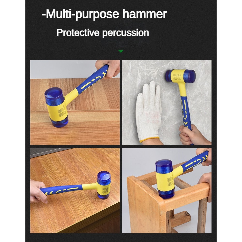 HeavyDuty Detachable Rubber Hammer With Insulated Handle For Safe Installation 4