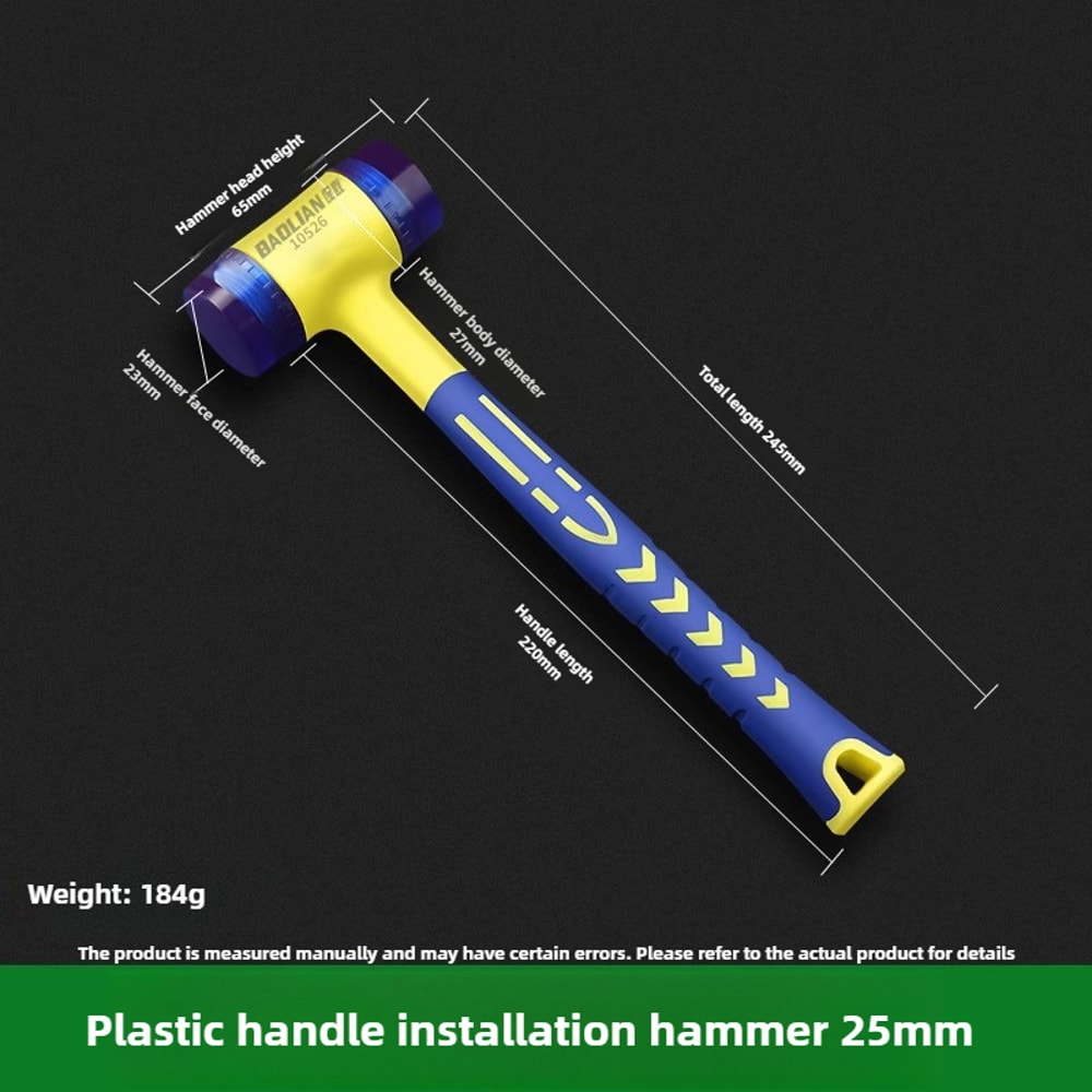 HeavyDuty Detachable Rubber Hammer With Insulated Handle For Safe Installation 6