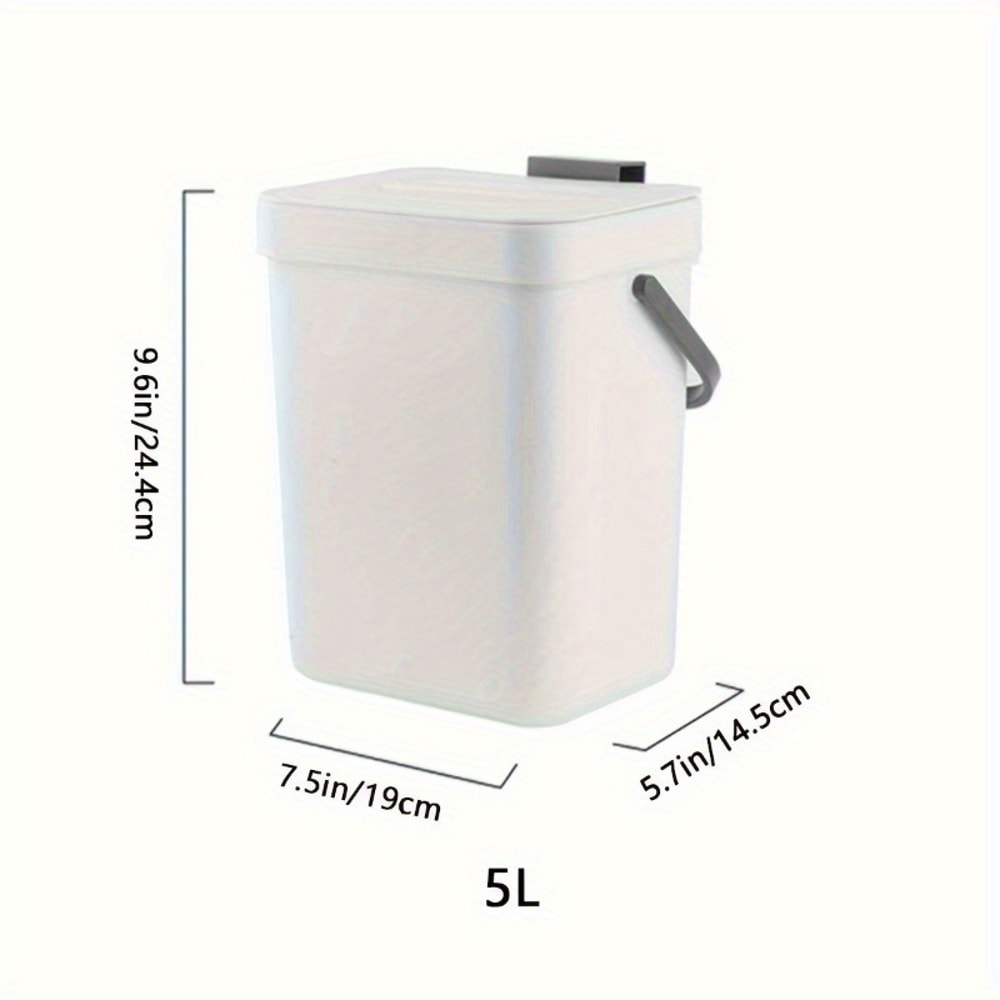 EcoFriendly Sealed Trash Bin For Kitchen Office No Electricity Required 3