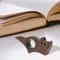 Wooden Pet Cat & Dog Bookmark Ring School Supplies, Page Holder for Students & Pet Lovers