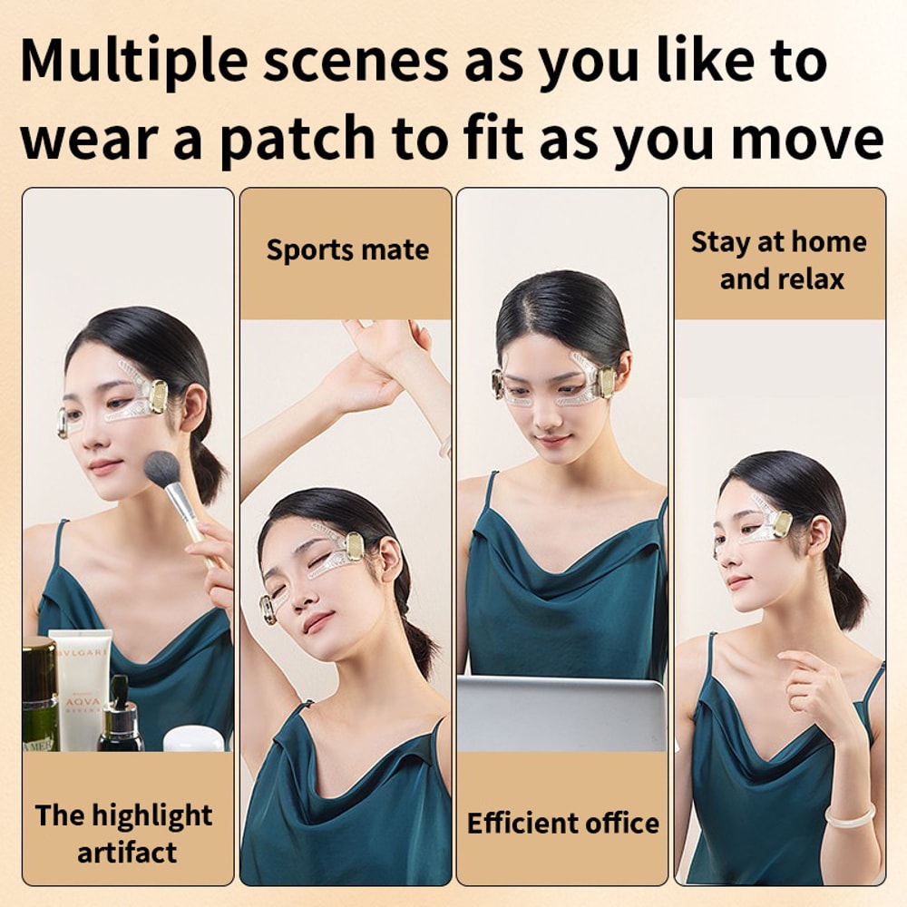 Eye Mask Patch Massager For Fatigue Relief Dark Circle Eye Bags Lifting 6