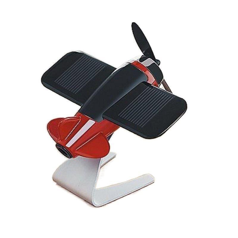 Solar Powered Airplane Dashboard Ornament Decorative Solar Car Decoration For Car Interior Desk Gif 3