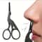 Precision Nose Hair Scissors Stainless Steel Grooming Scissors for Eyebrows Beard and Facial Hair