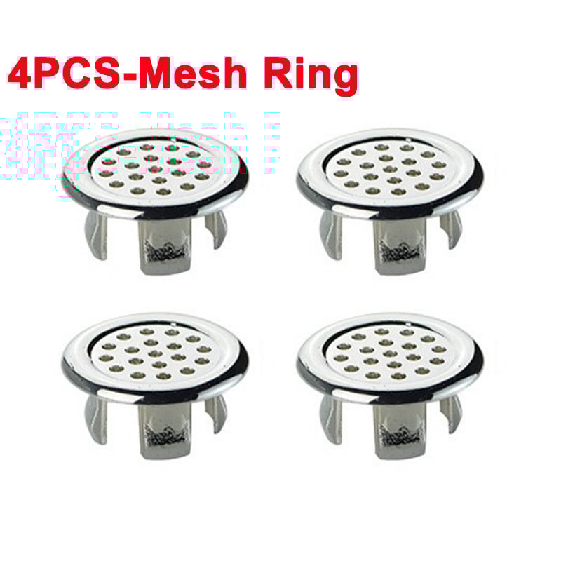 Plastic Sink Overflow Cover for Kitchen & Bathroom Basins Durable Round Drain Cap
