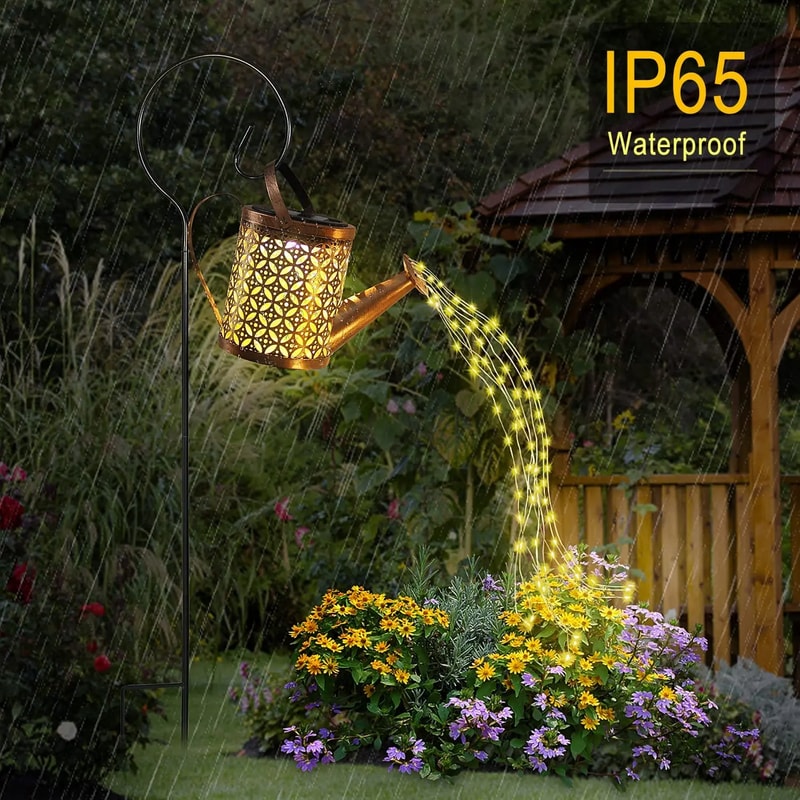 Solar Watering Can Lantern for Outdoor Garden & Patio Decoration