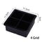 Large Silicone Ice Cube Tray For Bars DIY Drinks Big Square Ice Mold For Cocktails Wine Party Us 6