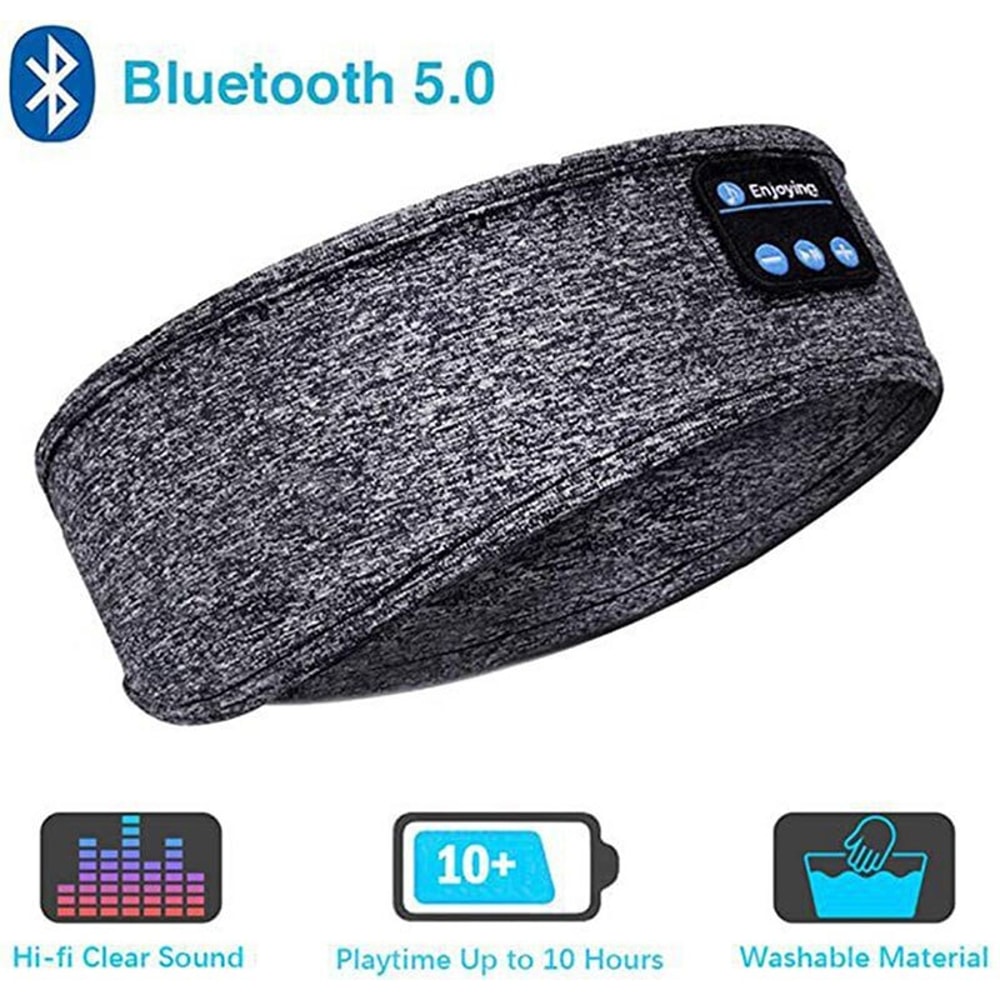 Wireless Sleep Headband with Bluetooth Earphones for Sports & Relaxation