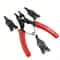 Circlip Pliers Set Snap Ring & Retaining Circlip Tools, Multifunctional Head with Removable Pliers for Hand Tools
