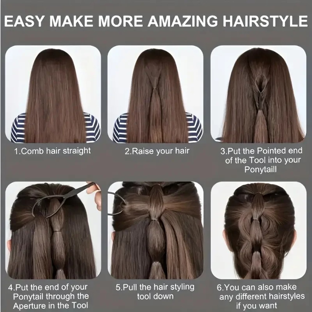 Premium Hair Styling Set Teasing Brush Edge Control Brush Rat Tail Comb And Spray Bottle For Hairdr