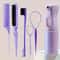Premium Hair Styling Set Teasing Brush Edge Control Brush Rat Tail Comb And Spray Bottle For Hairdr
