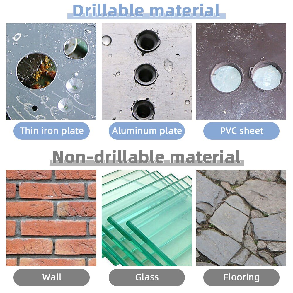 HSS Step Drill Bit Set Nitride Black Hex, Precision Core Cutter for Metal & Wood